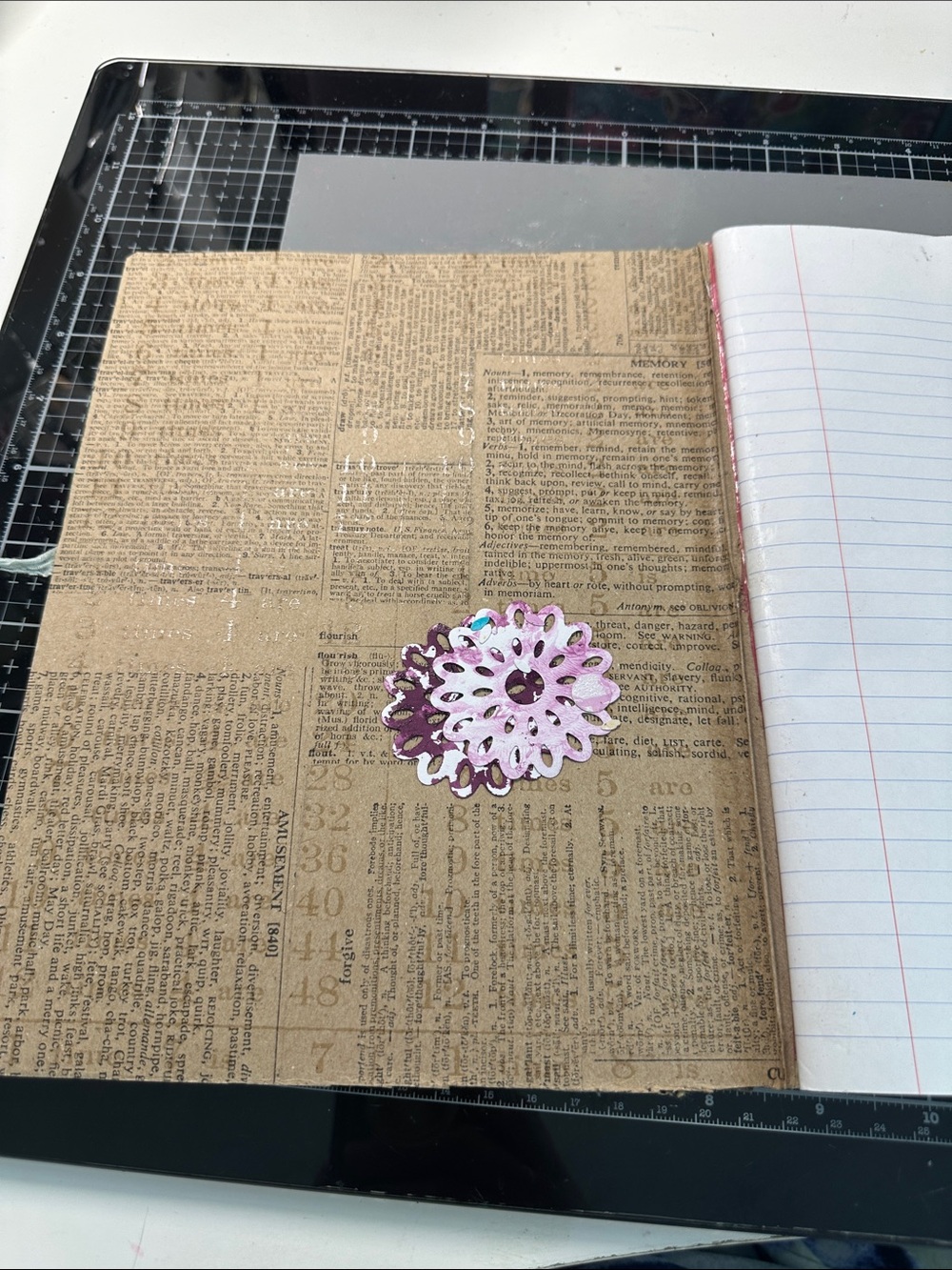Decorated composition notebook - Picture 4 of 7
